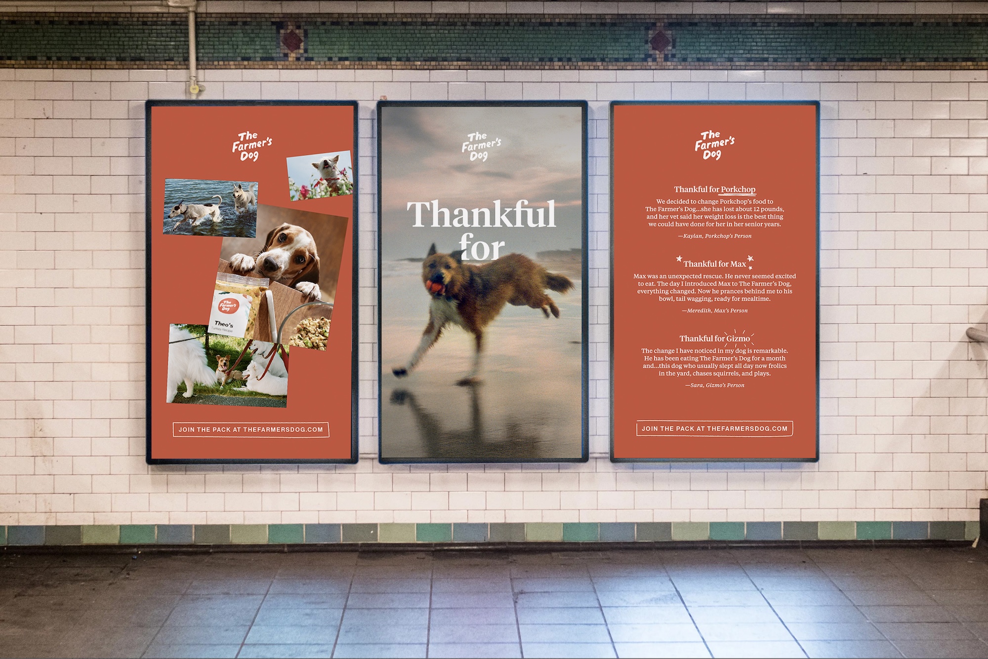 Here’s Why NYC Commuters Are Seeing Real Thank-Yous From The Farmer’s Dog Customers