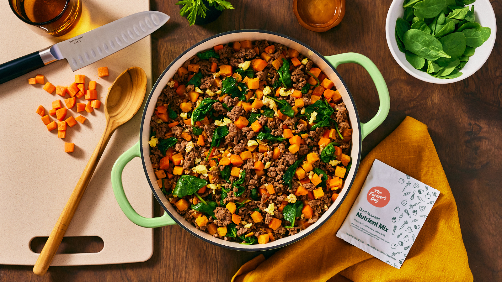 How to Safely Cook at Home for Your Dog With The Farmer’s Dog Do-It-Yourself Nutrient Mix