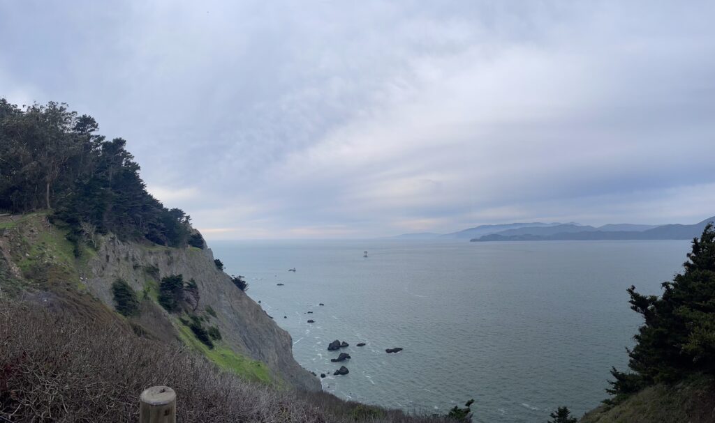 The view from Land's End in San Francisco.