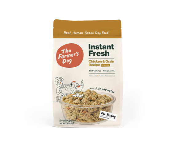 The Farmer's Dog Instant Fresh Chicken and Grain Recipe bag